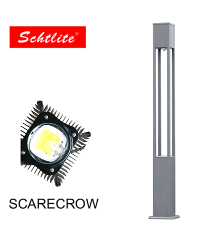 SCARECROW 60W IP65 Ip65 lumière de jardin extérieure LED dans le réverbère led intégré
